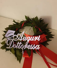 Carica l'immagine nel visualizzatore di Gallery, Cake topper Auguri Dottoressa - Ilmioplexiglass
