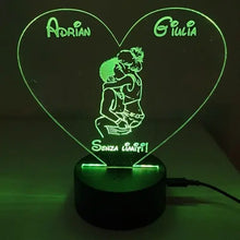 Carica l'immagine nel visualizzatore di Gallery, Cuore bacio coppia - Ilmioplexiglass