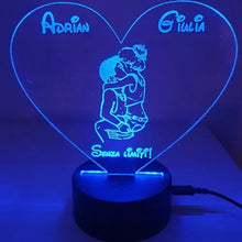 Carica l'immagine nel visualizzatore di Gallery, Cuore bacio coppia - Ilmioplexiglass