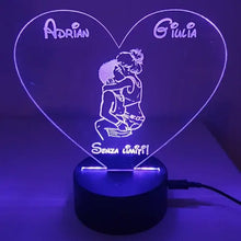 Carica l'immagine nel visualizzatore di Gallery, Cuore bacio coppia - Ilmioplexiglass