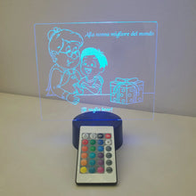 Carica l'immagine nel visualizzatore di Gallery, Nonna e nipote - Ilmioplexiglass