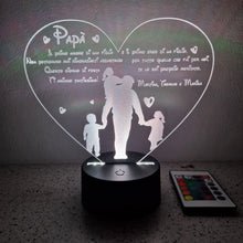 Carica l'immagine nel visualizzatore di Gallery, Papà e figli Ilmioplexiglass
