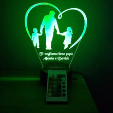 Carica l'immagine nel visualizzatore di Gallery, Papà e figli - Ilmioplexiglass