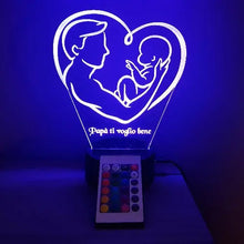 Carica l'immagine nel visualizzatore di Gallery, Papà e figlio - Ilmioplexiglass