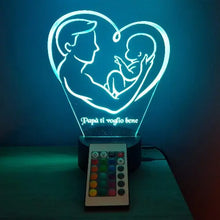 Carica l'immagine nel visualizzatore di Gallery, Papà e figlio - Ilmioplexiglass