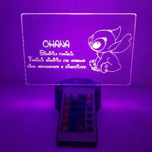 Carica l&#39;immagine nel visualizzatore di Gallery, Disney Stitch Ohana - Ilmioplexiglass
