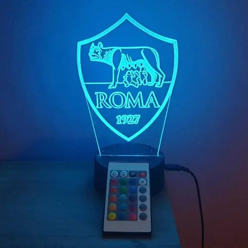 Totti X As Roma 3D Led Lamp Customize Your Passion Totti X As Roma 3D Led Lamp Customize Your Passion