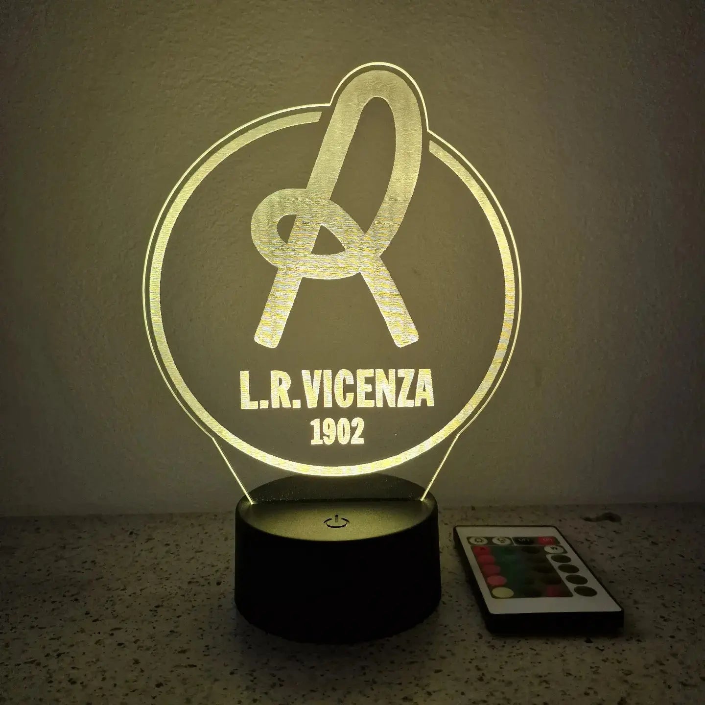 Lampada LED Verona Calcio Con Stemma - Luce Notte 7 Colori, Personalizzabile Con Nome - Foto 7